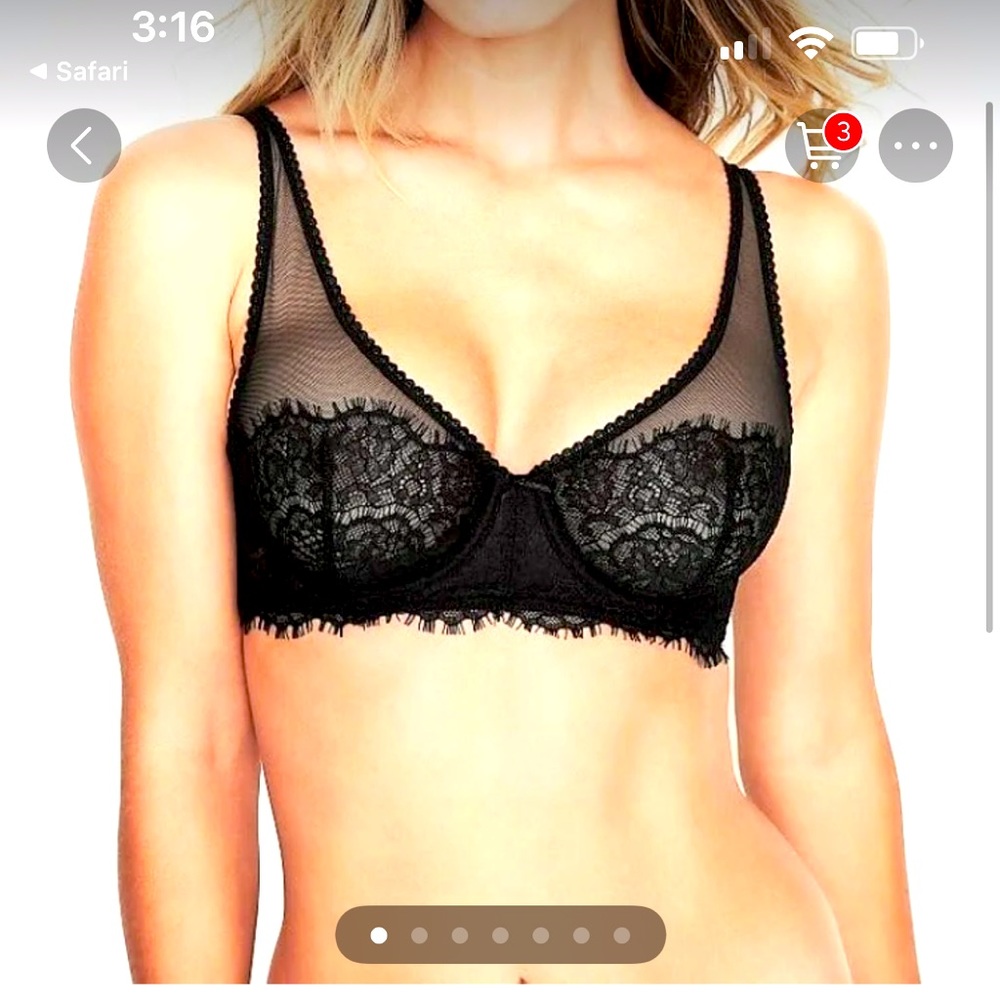 Dream angels unlined plunge bra